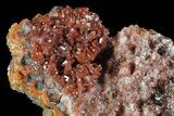 Red Calcite Crystal Cluster - Mexico #72012-2